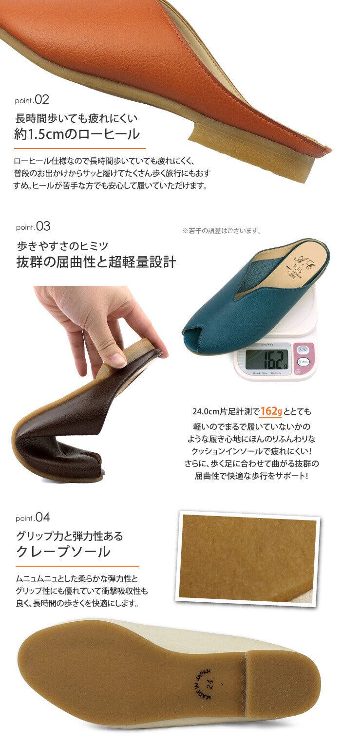 ANNA COLLECTION PLUS-001 日本製 輕便拖鞋 / 女裝鞋